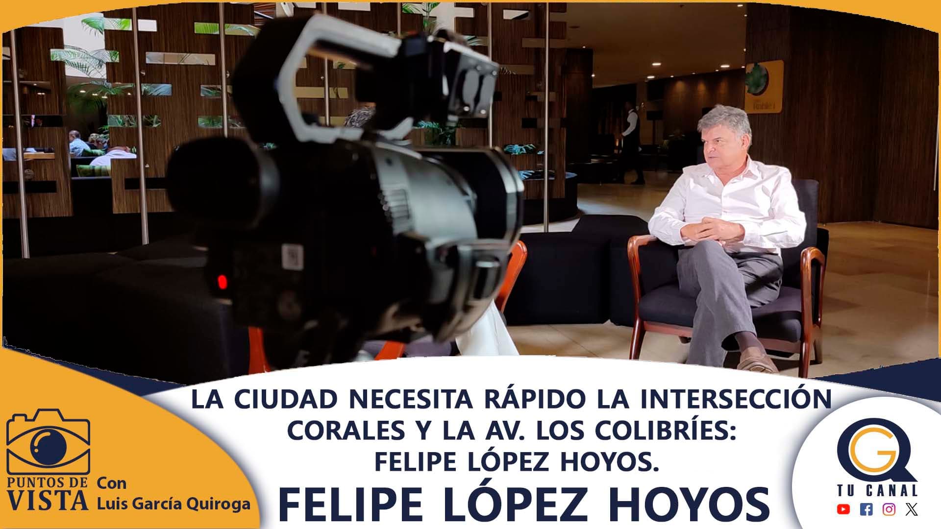 LA CIUDAD NECESITA RÁPIDO LA INTERSECCIÓN CORALES Y LA AV. LOS COLIBRÍES: FELIPE LÓPEZ HOYOS.