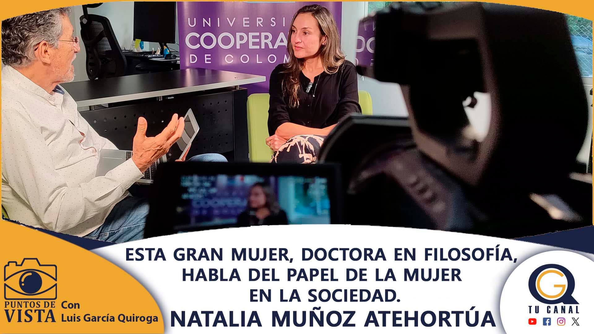ESTA GRAN MUJER, DOCTORA EN FILOSOFÍA, HABLA DEL PAPEL DE LA MUJER EN LA SOCIEDAD.