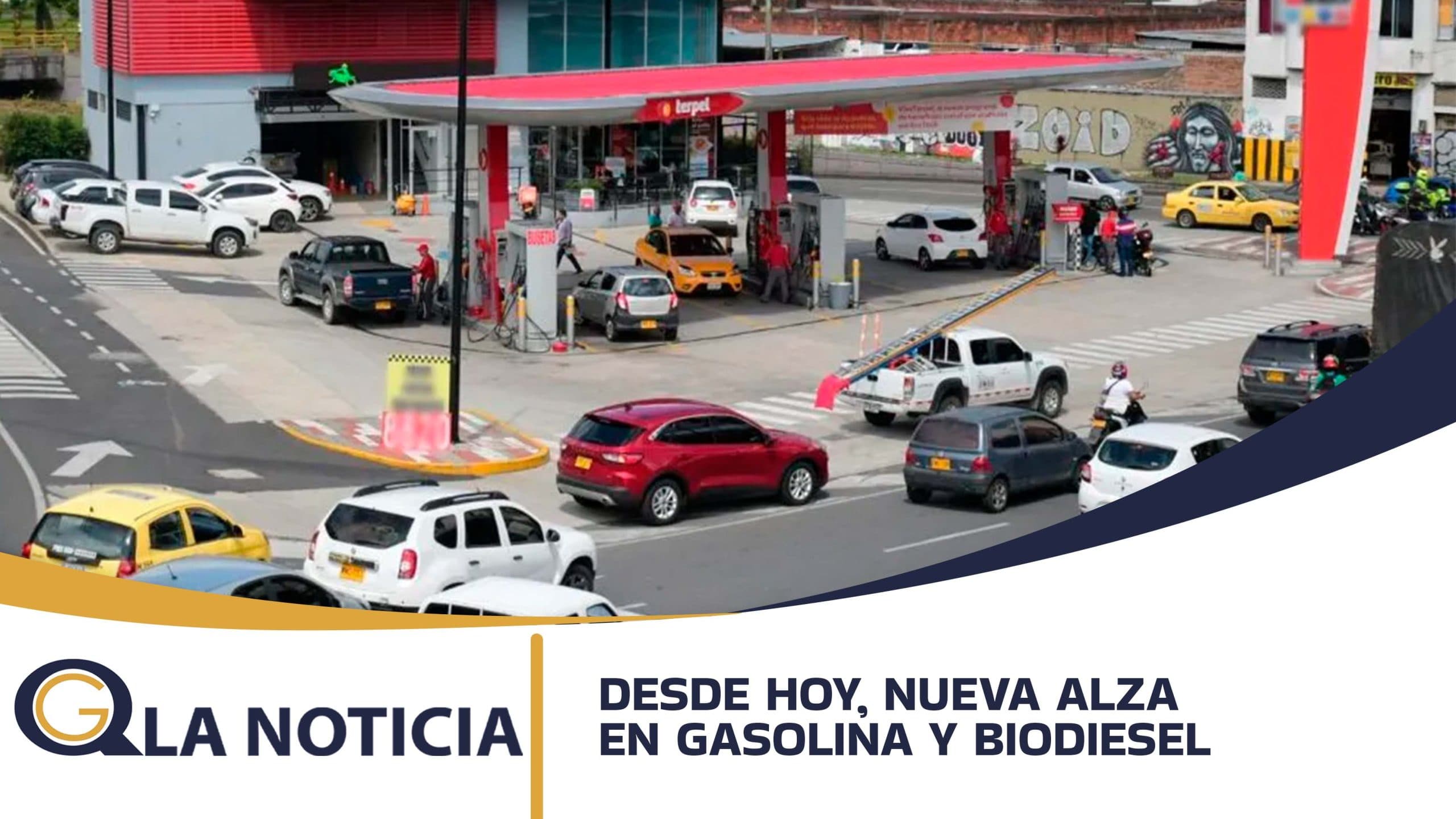 DESDE HOY, NUEVA ALZA EN GASOLINA Y BIODIESEL