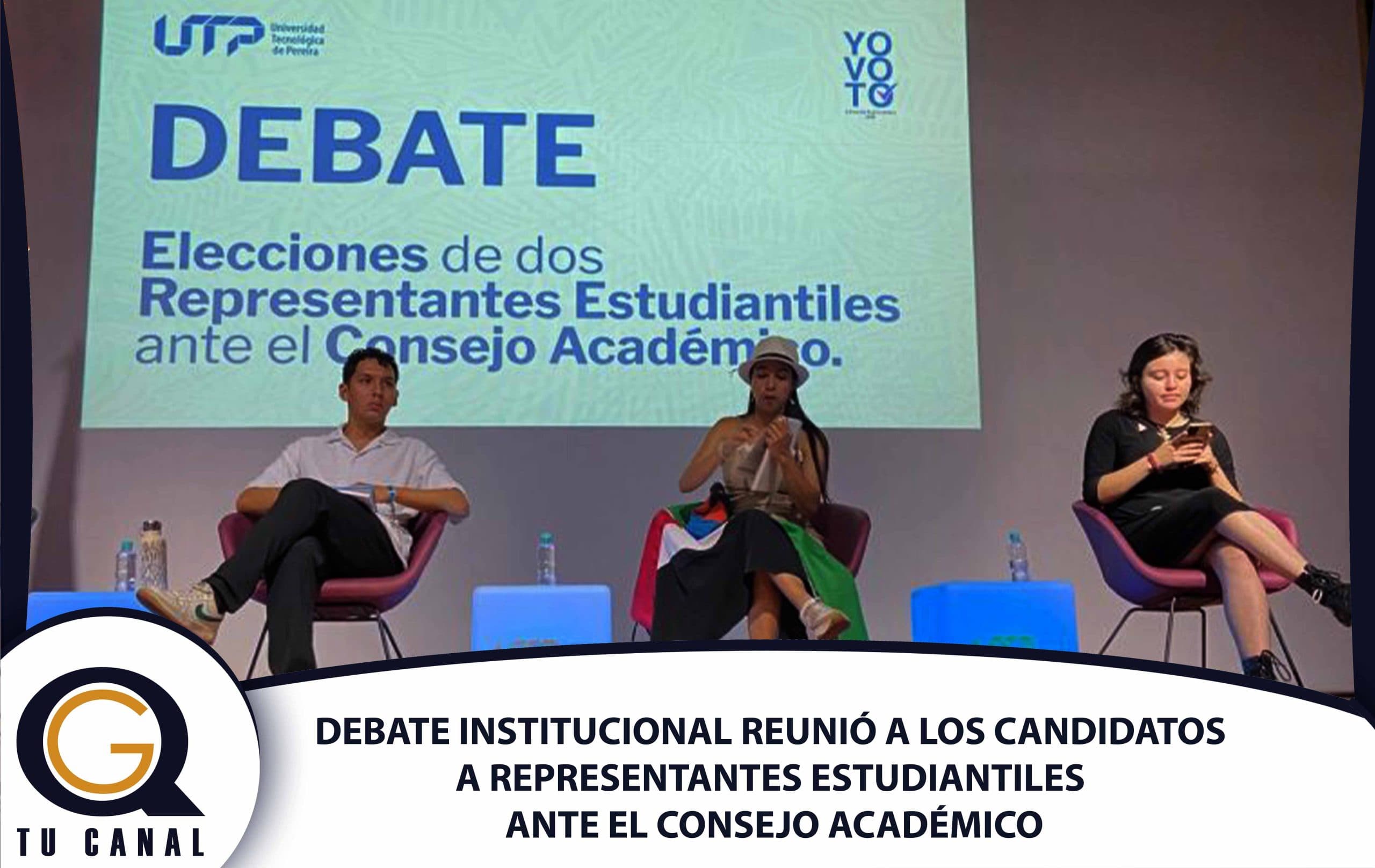 DEBATE INSTITUCIONAL REUNIÓ A LOS CANDIDATOS A REPRESENTANTES ESTUDIANTILES ANTE EL CONSEJO ACADÉMICO