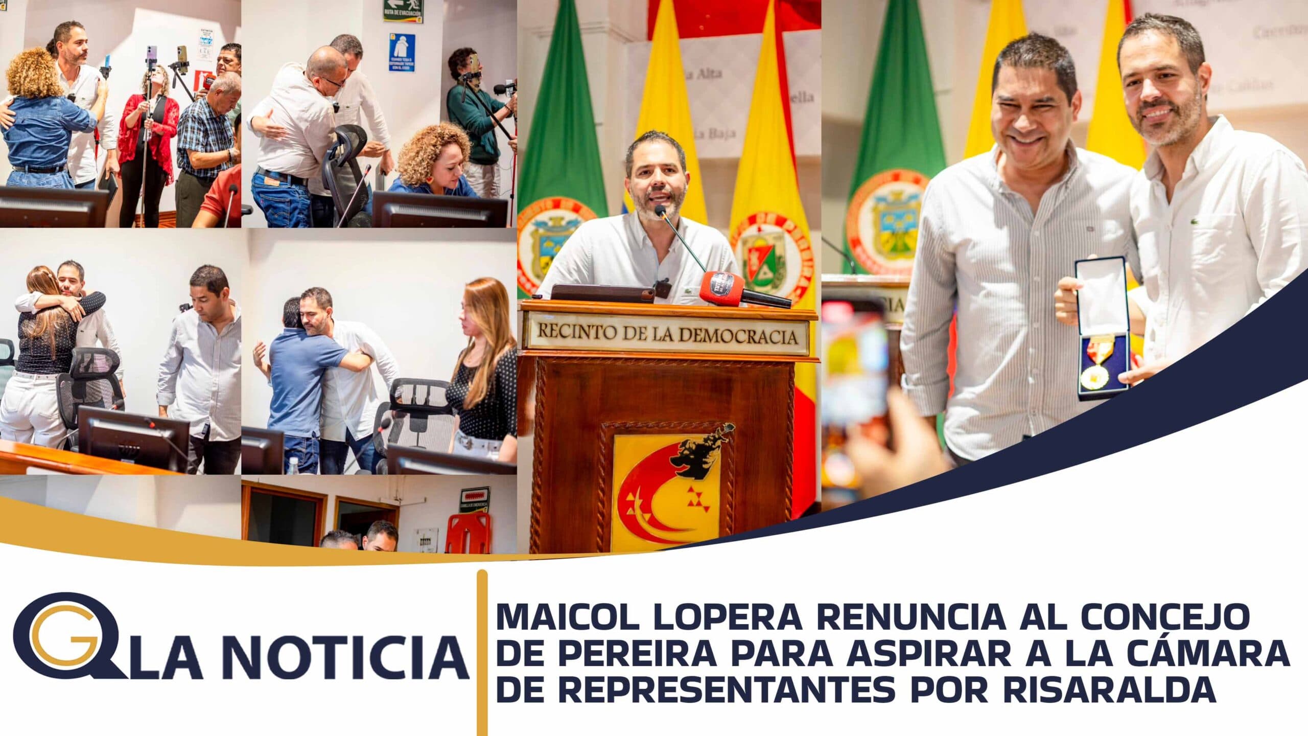 MAICOL LOPERA RENUNCIA AL CONCEJO DE PEREIRA PARA ASPIRAR A LA CÁMARA DE REPRESENTANTES POR RISARALDA