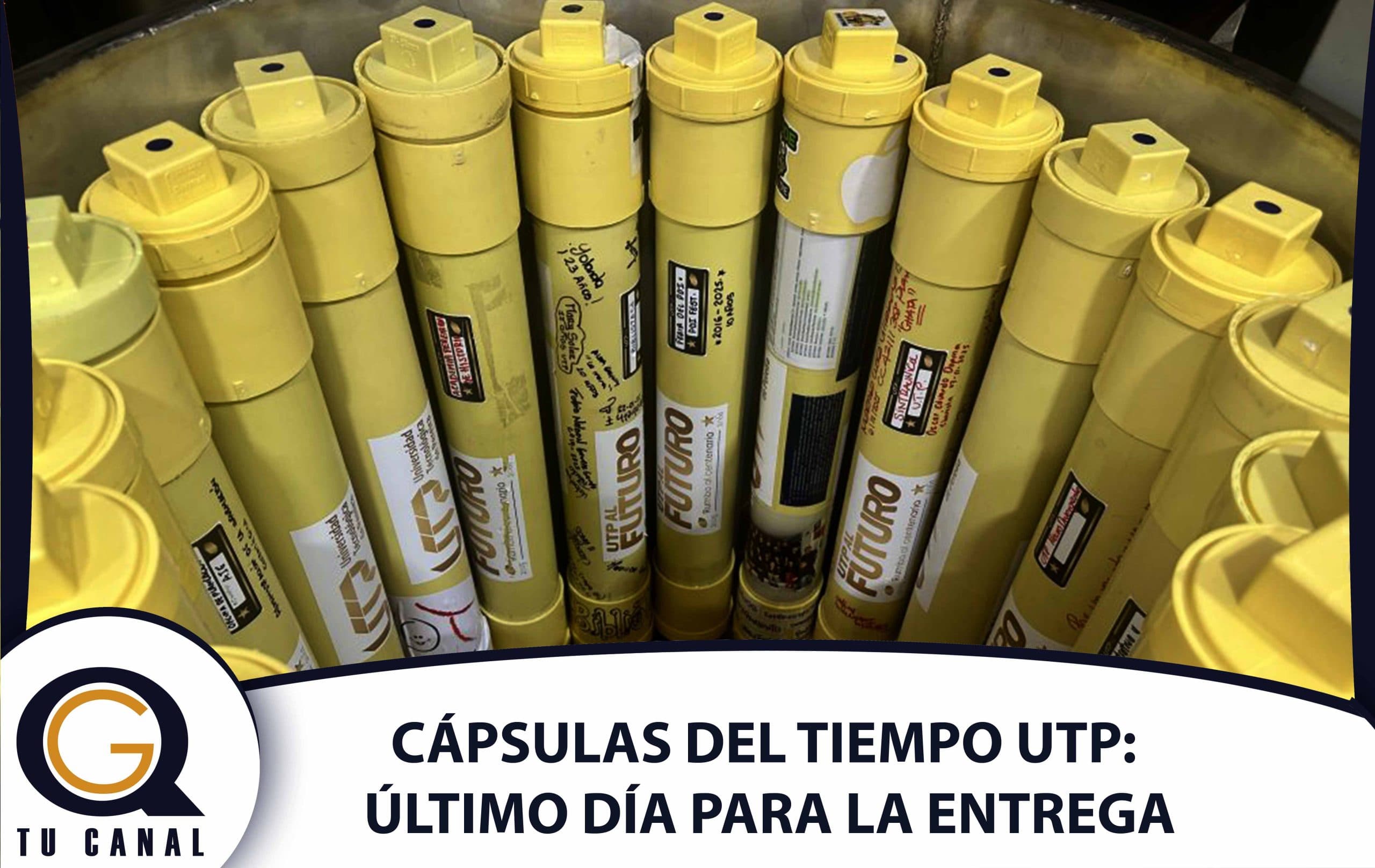 CÁPSULAS DEL TIEMPO UTP: ÚLTIMO DÍA PARA LA ENTREGA