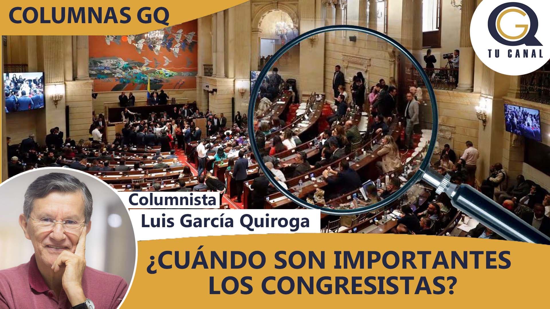 ¿CUÁNDO SON IMPORTANTES LOS CONGRESISTAS?