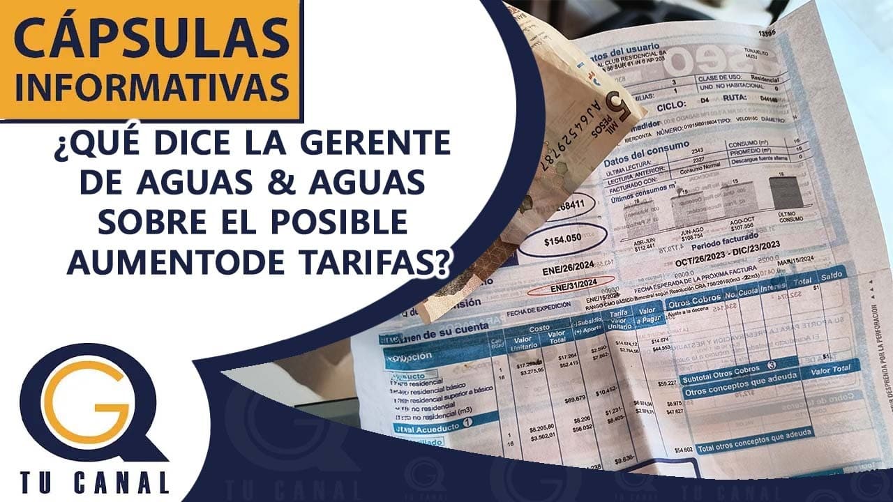 ¿QUÉ DICE LA GERENTE DE AGUAS & AGUAS SOBRE EL POSIBLE AUMENTO DE TARIFAS?