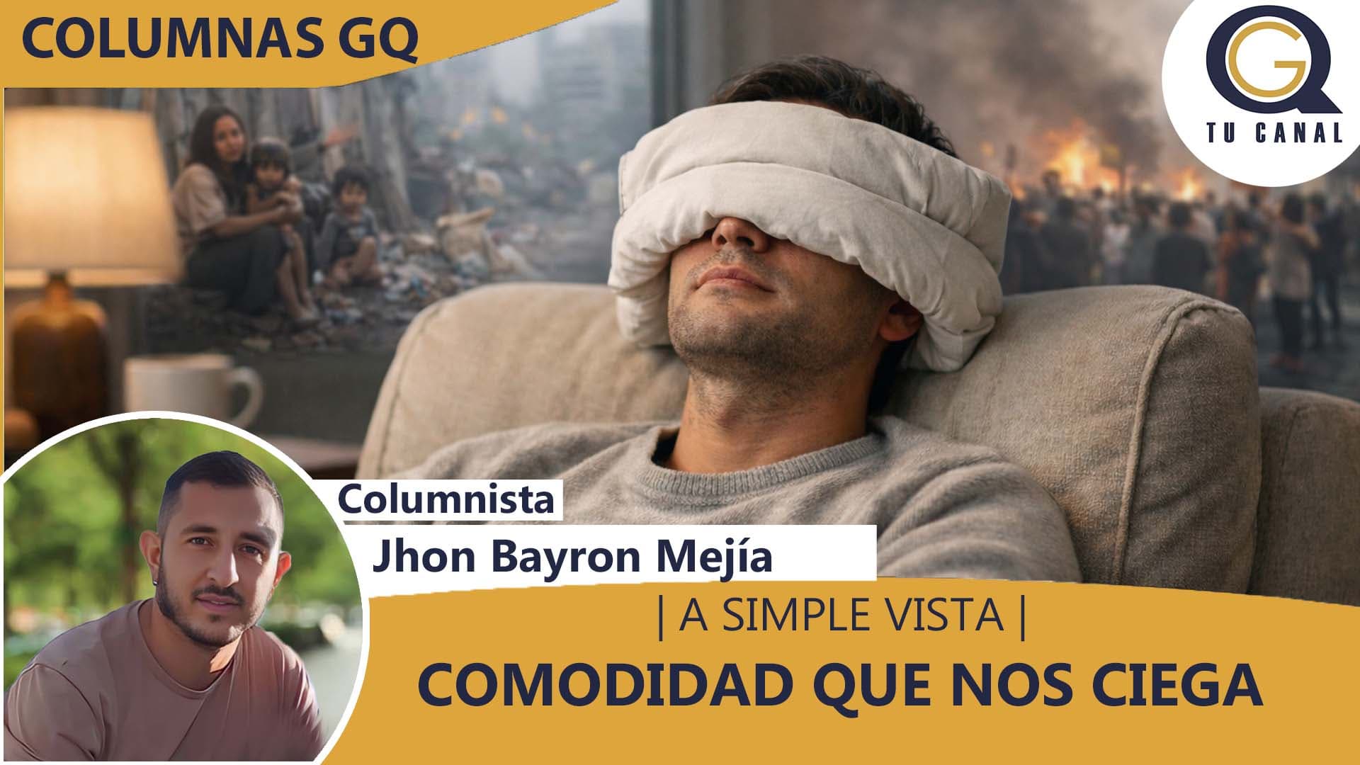 COMODIDAD QUE NOS CIEGA