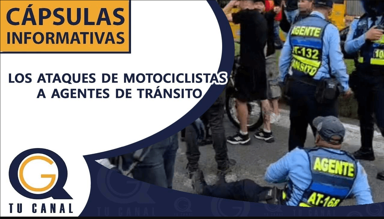 LOS ATAQUES DE MOTOCICLISTAS A AGENTE DE TRÁNSITO