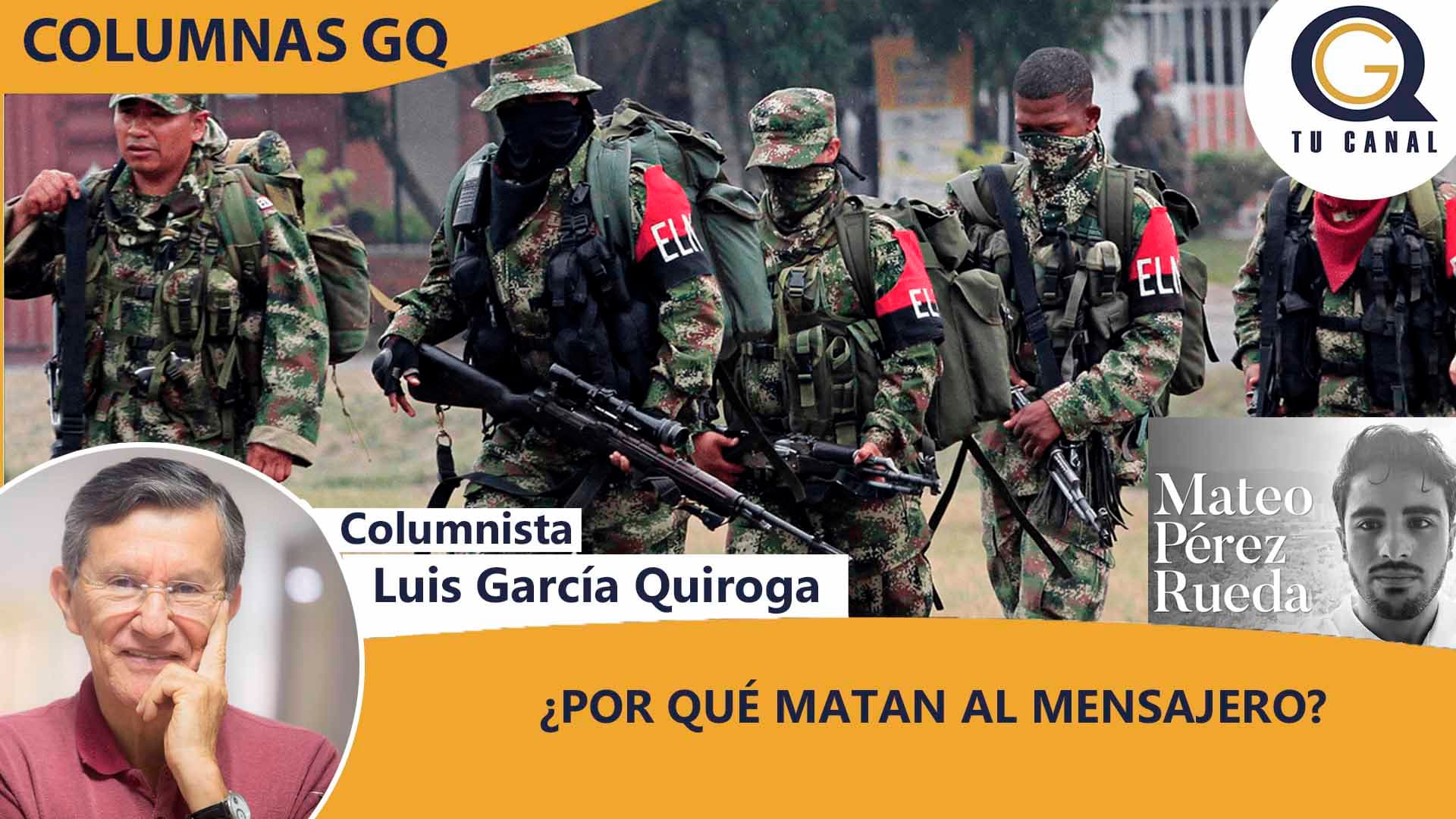 ¿POR QUÉ MATAN AL MENSAJERO?