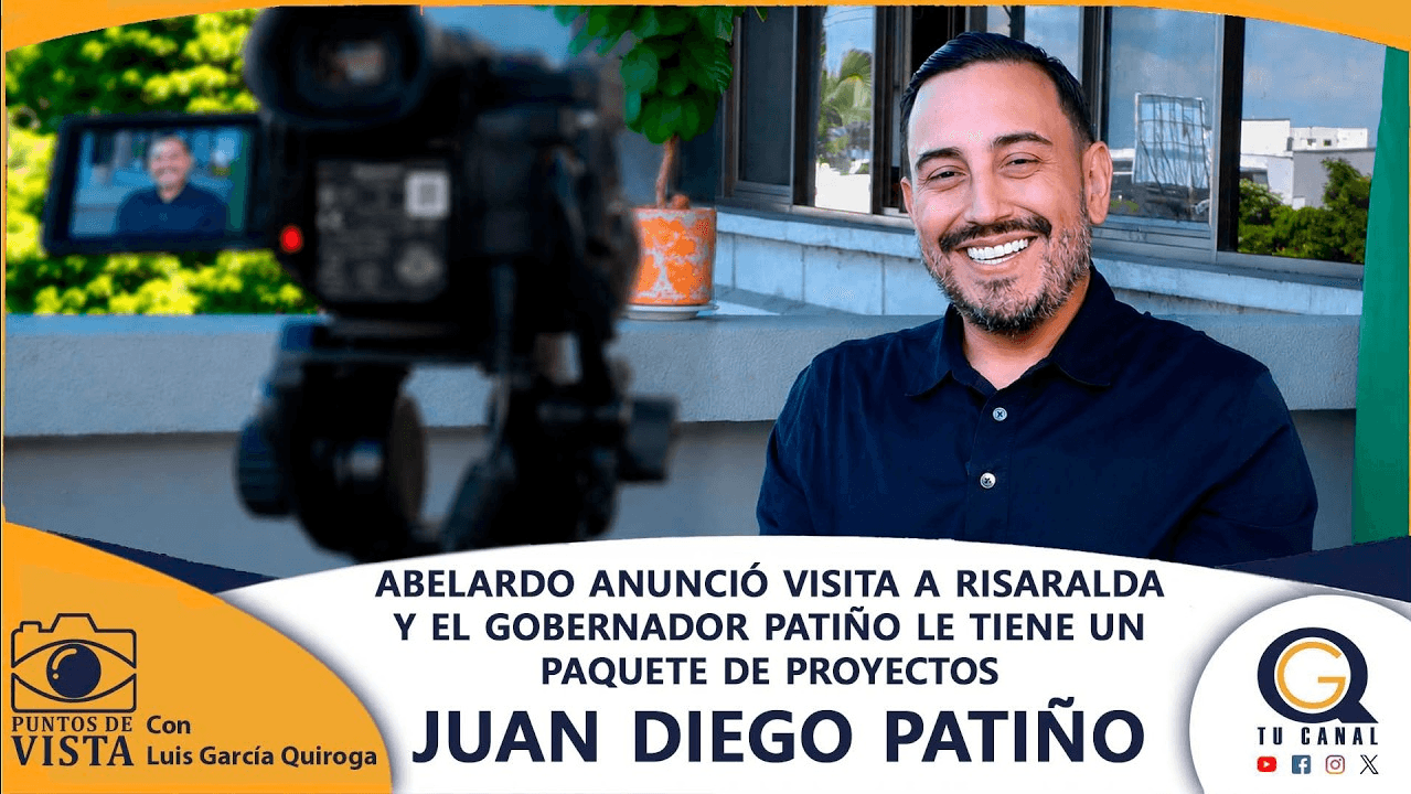 ABELARDO ANUNCIÓ VISITA A RISARALDA Y EL GOBERNADOR PATIÑO LE TIENE UN PAQUETE DE PROYECTOS