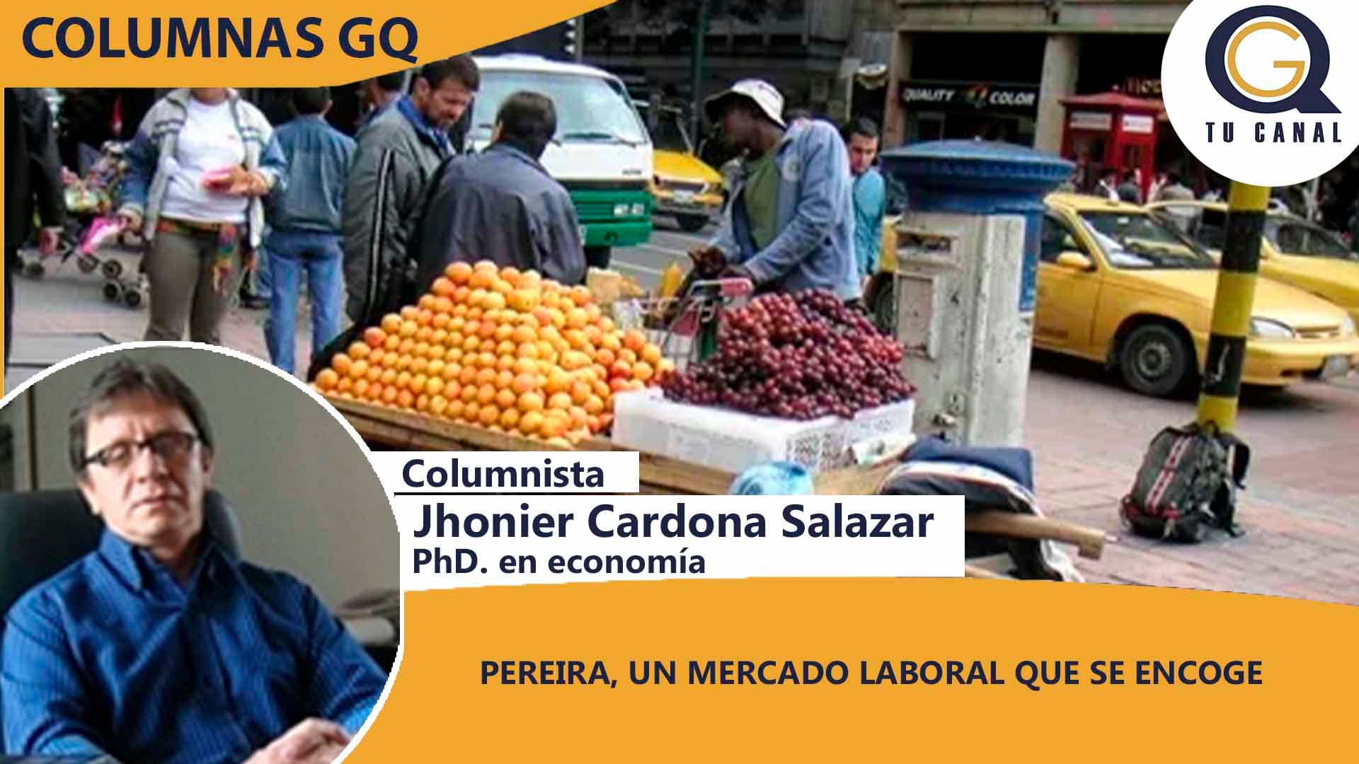 PEREIRA, UN MERCADO LABORAL QUE SE ENCOGE