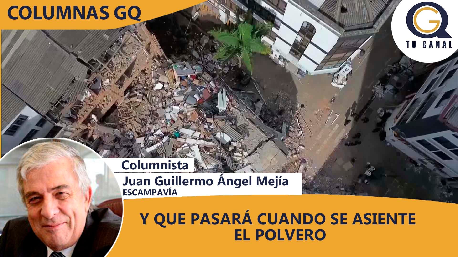 Y QUE PASARÁ CUANDO SE ASIENTE EL POLVERO.
