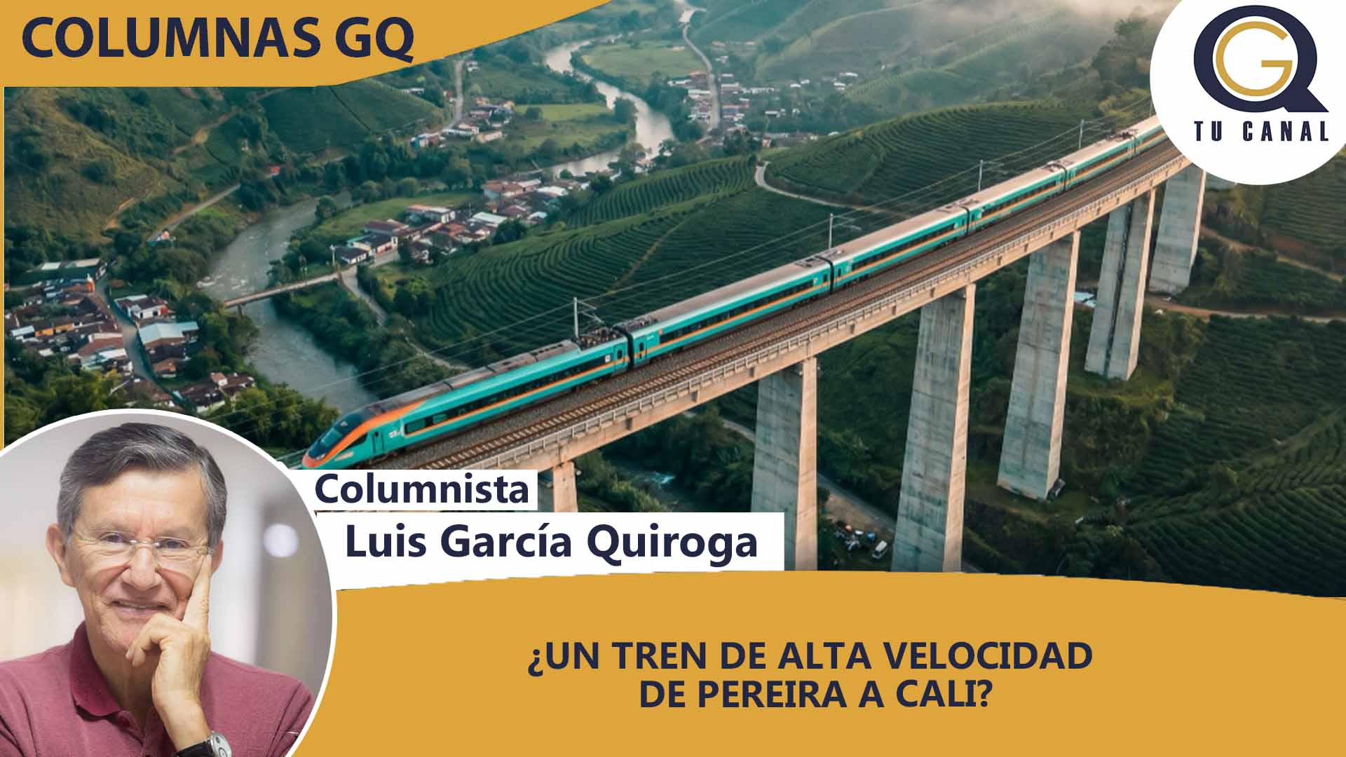¿UN TREN DE ALTA VELOCIDAD DE PEREIRA A CALI?