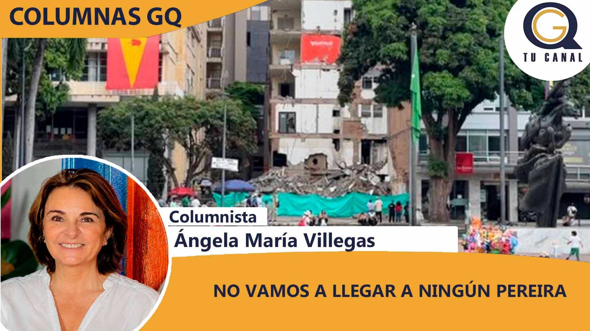 NO VAMOS A LLEGAR A NINGÚN PEREIRA