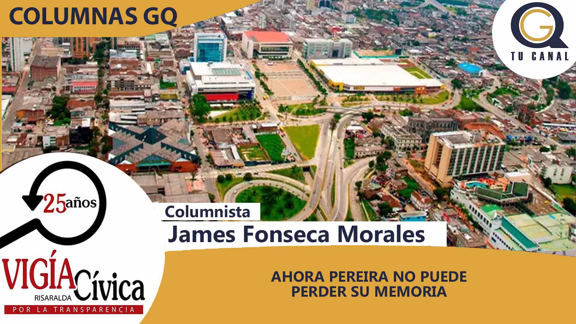 AHORA PEREIRA NO PUEDE PERDER SU MEMORIA