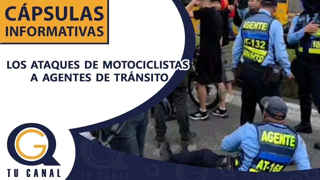 LOS ATAQUES DE MOTOCICLISTAS A AGENTE DE TRÁNSITO
