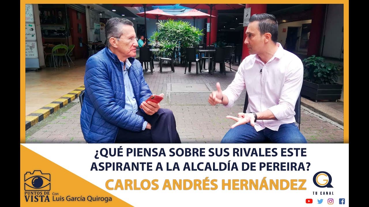 2da PARTE ¿QUÉ PIENSA SOBRE SUS RIVALES ESTE ASPIRANTE A LA ALCALDÍA DE PEREIRA?