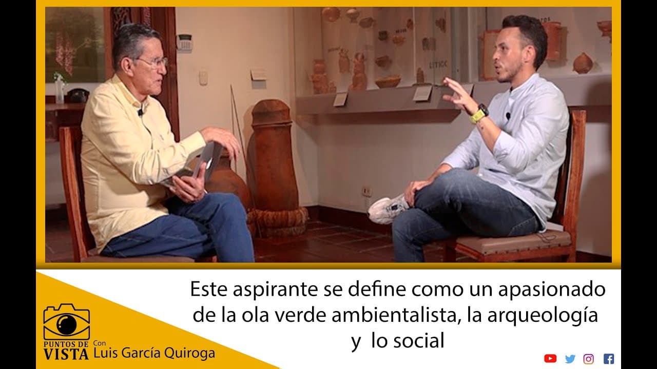 Raúl Murillo pre candidato Verde, a Alcaldía de Pereira, en Puntos de Vista con Luis García Quiroga