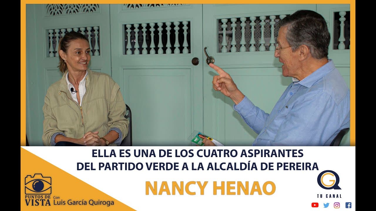 ELLA ES UNA DE LOS CUATRO ASPIRANTES DEL PARTIDO VERDE A LA ALCALDÍA DE PEREIRA