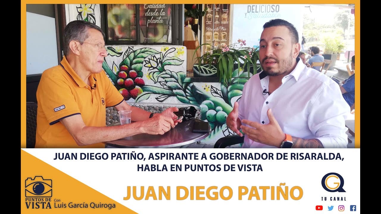 JUAN DIEGO PATIÑO HABLA DE SU ASPIRACIÓN A GOBERNACIÓN Y DEL LÍO DE SU PADRE DIEGO PATIÑO AMARILES.