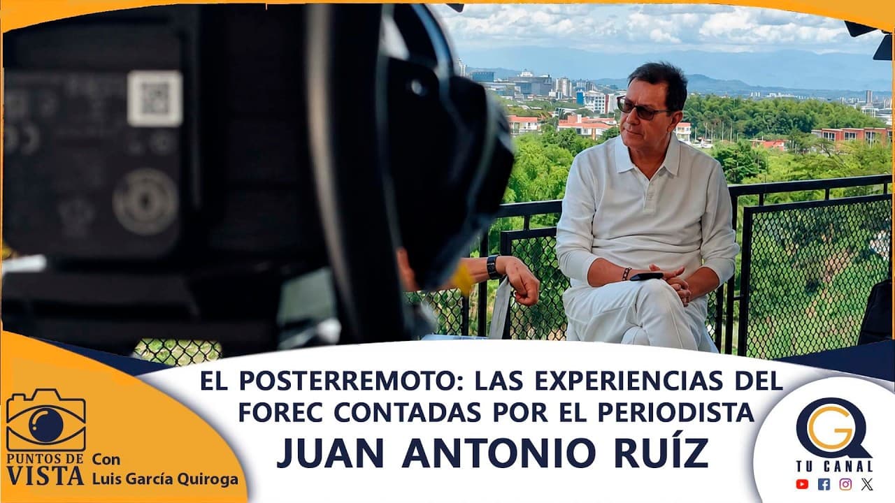 EL POSTERREMOTO: LAS EXPERIENCIAS DEL FOREC CONTADAS POR EL PERIODISTA JUAN ANTONIO RUÍZ