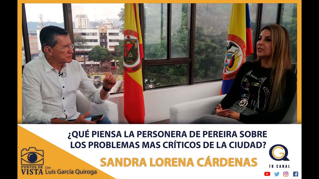 2da PARTE ¿QUÉ PIENSA LA PERSONERA DE PEREIRA SOBRE LOS PROBLEMAS MAS CRÍTICOS DE LA CIUDAD?