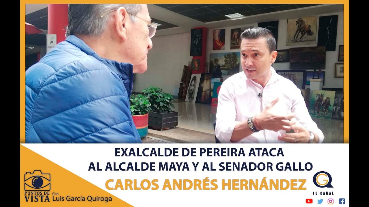 EXALCALDE DE PEREIRA ATACA AL ALCALDE MAYA Y AL SENADOR GALLO
