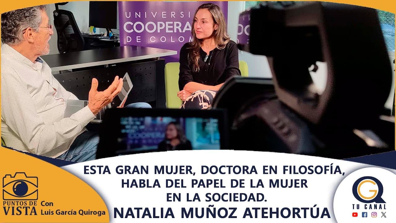 ESTA GRAN MUJER, DOCTORA EN FILOSOFÍA, HABLA DEL PAPEL DE LA MUJER EN LA SOCIEDAD.