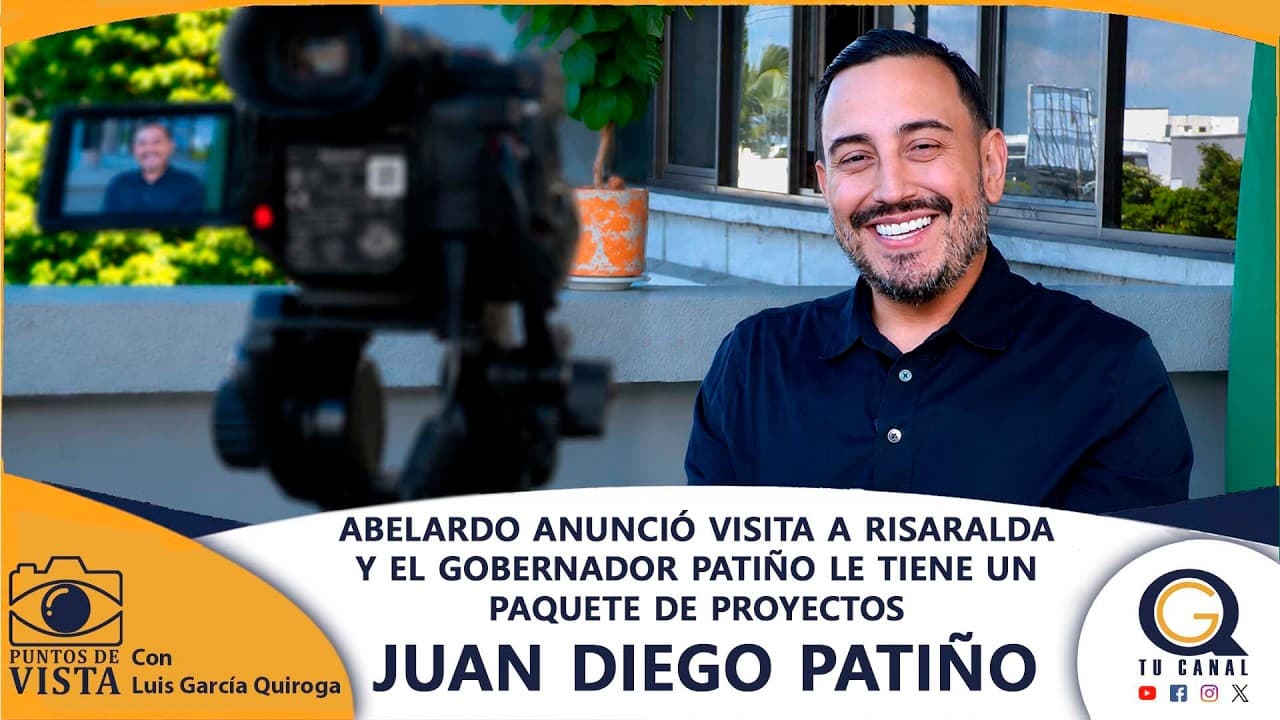 ABELARDO ANUNCIÓ VISITA A RISARALDA Y EL GOBERNADOR PATIÑO LE TIENE UN PAQUETE DE PROYECTOS