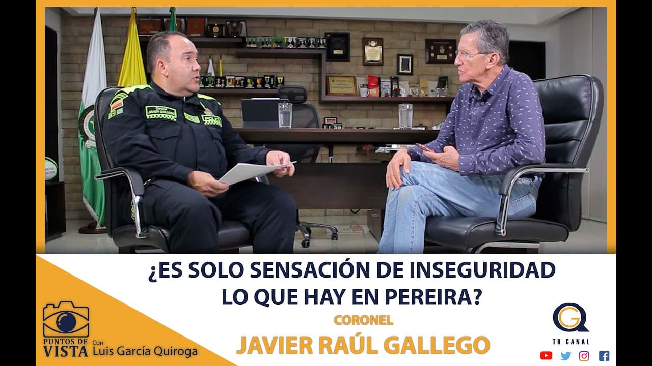 2da PARTE ¿ES SOLO SENSACIÓN DE INSEGURIDAD LO QUE HAY EN PEREIRA?
