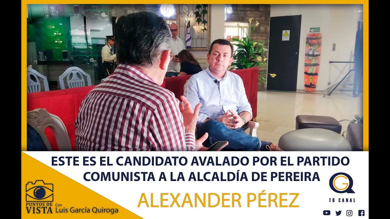 ESTE ES EL CANDIDATO AVALADO POR EL PARTIDO COMUNISTA A LA ALCALDÍA DE PEREIRA